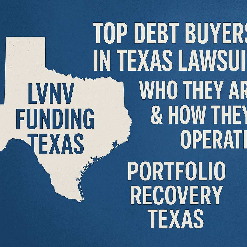 Top Debt Buyers in Texas Lawsuits: Who They Are & How They Operate