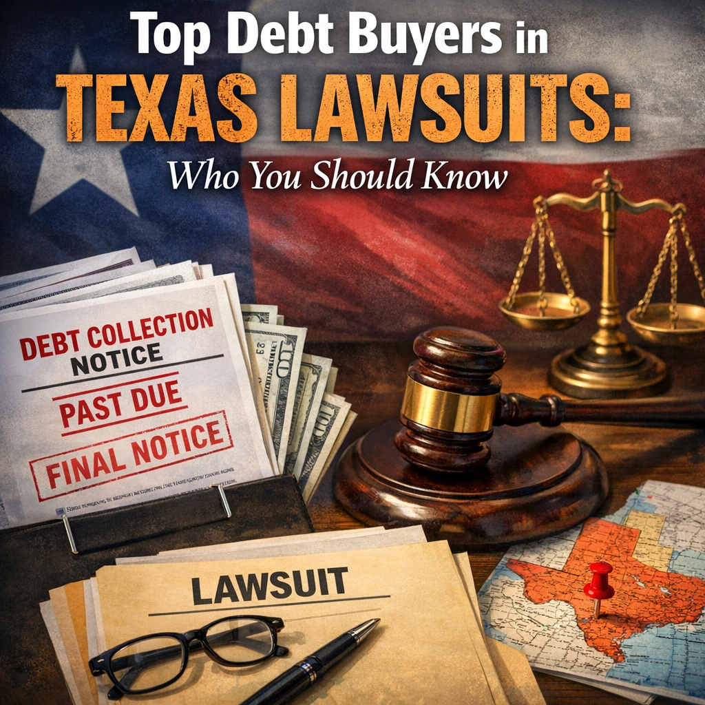 lvnv funding texas illustration for Top Debt Buyers in Texas Lawsuits: Who You Should Know